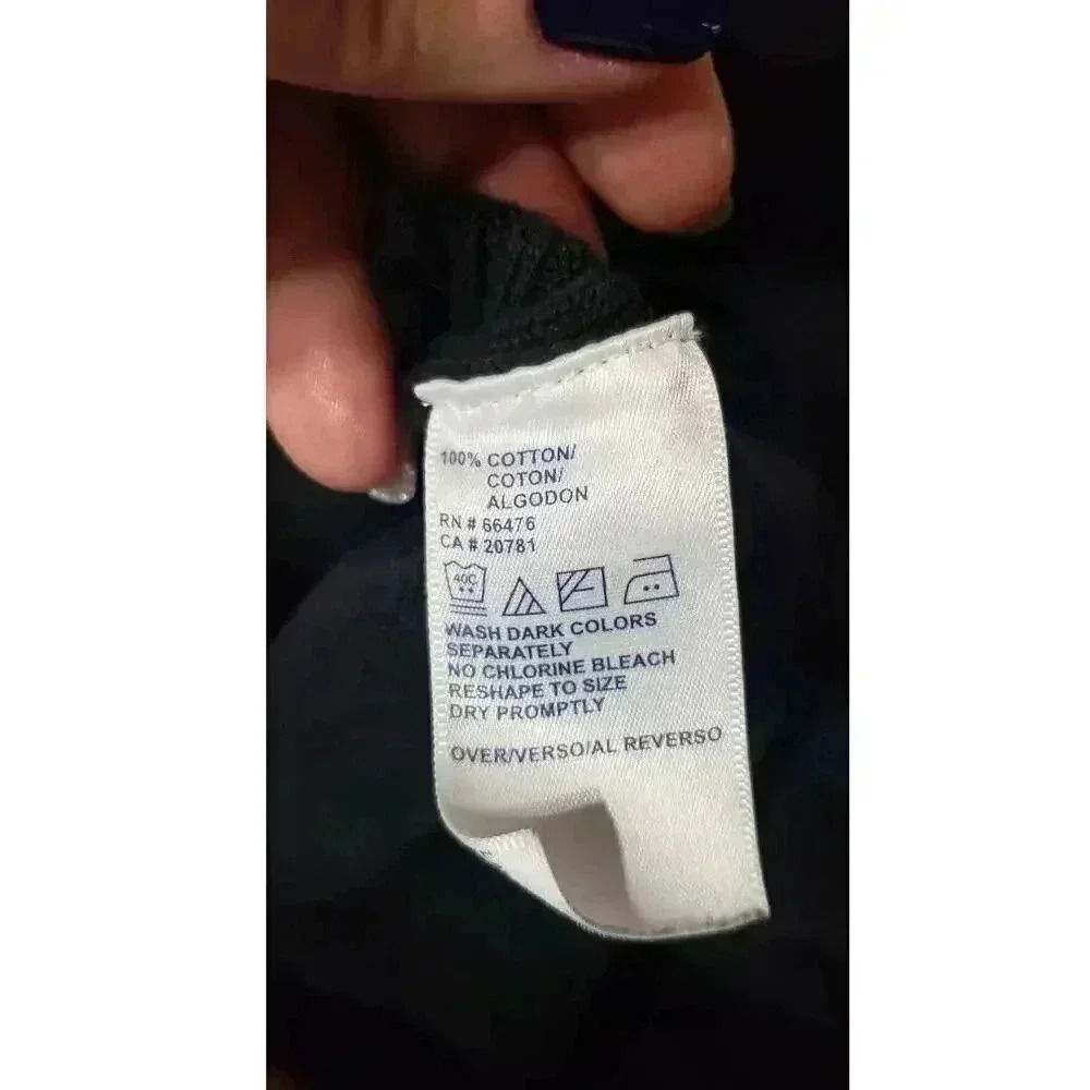 Tommy Hilfiger %100 cotton sweater womens size extra large black nautical - Picture 6 of 6